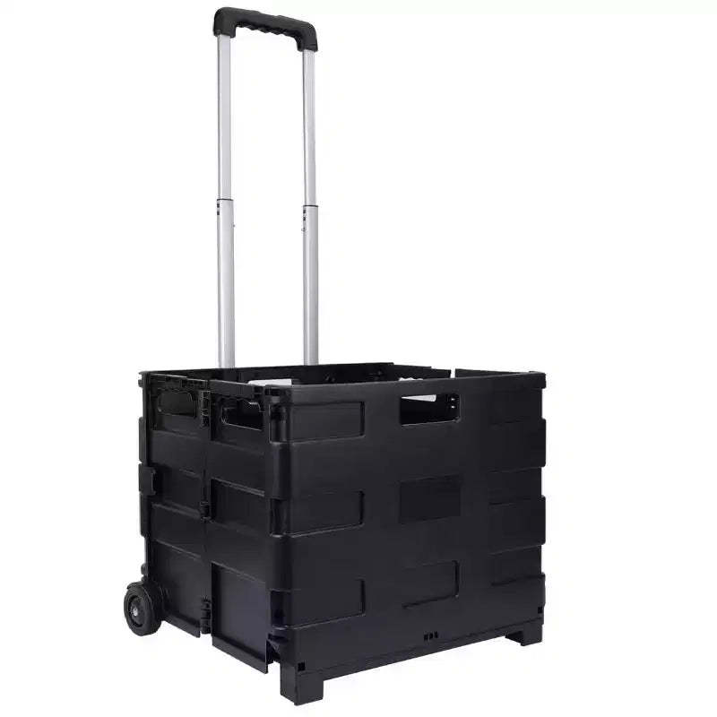 Elevon Office Cart Rolling Cart Basket Storage Container with Wheels and Handle