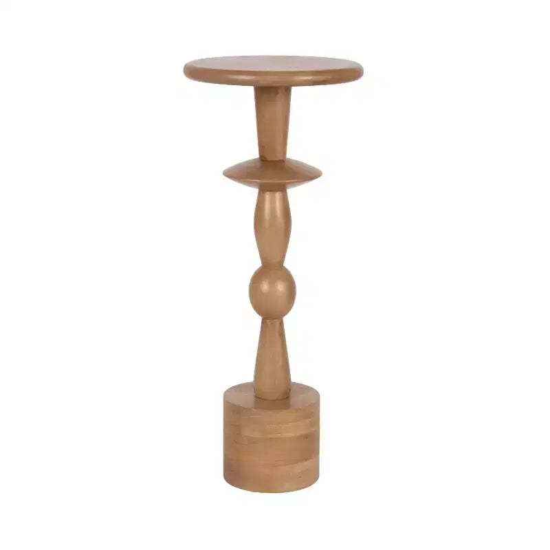 Kate and Laurel Avenal Drink Table, 9x9x22, Natural