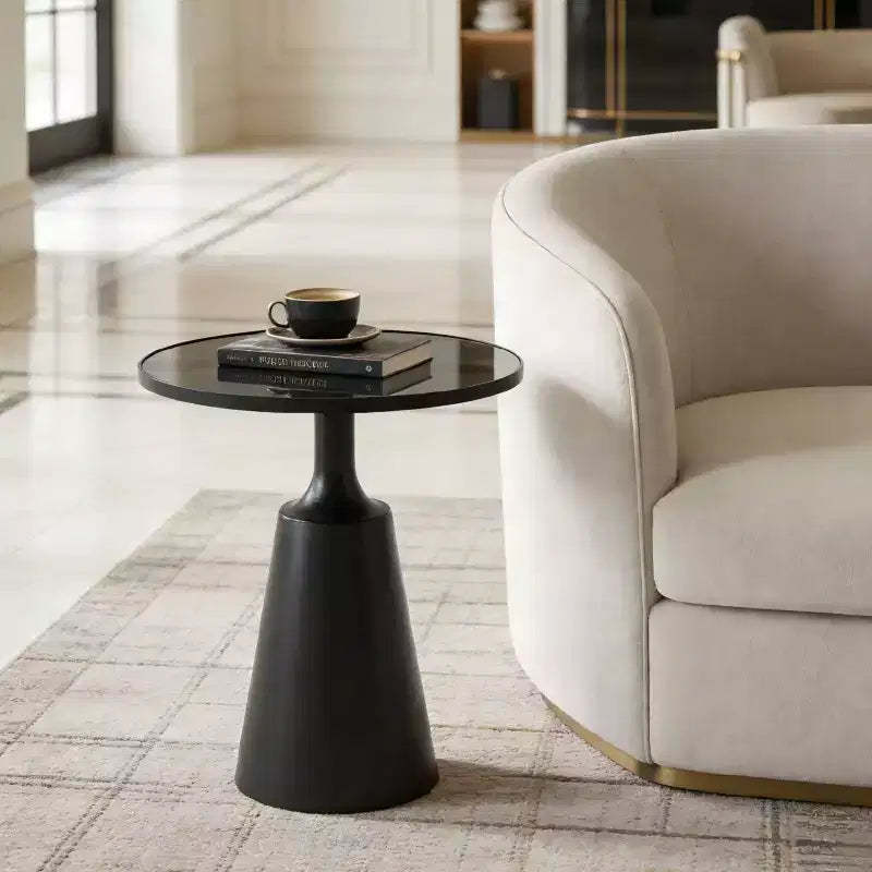 Christopher Knight Home Viviana Modern Iron Round Side Table