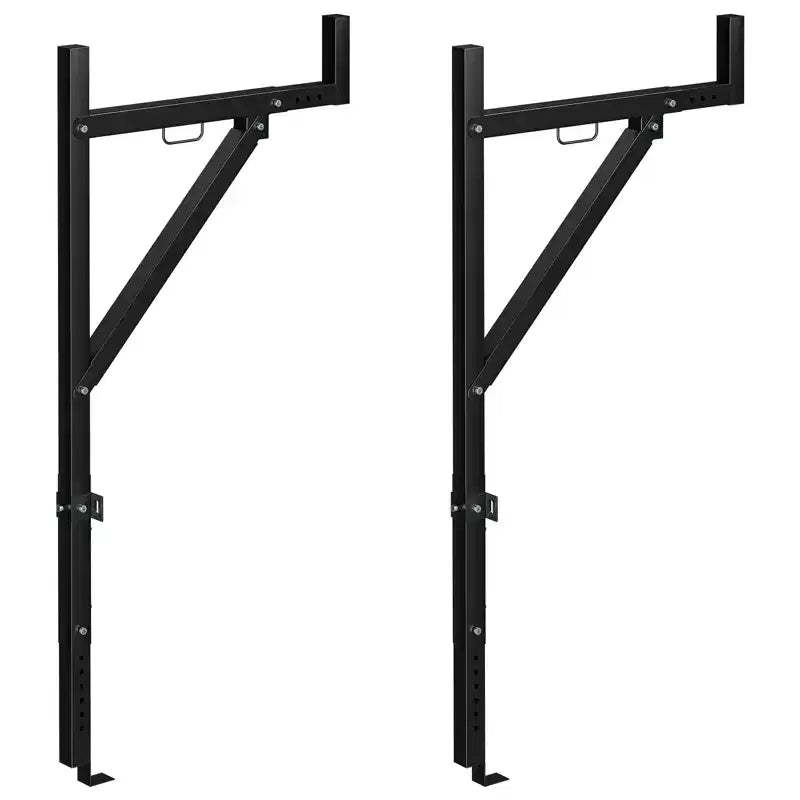 Heavy Duty Adjustable Ladder Rack for Pickup Trucks  Steel Construction  19-34 Extendable, 44.5-49.5 Height  250 lbs Load  Ideal for Kayaks