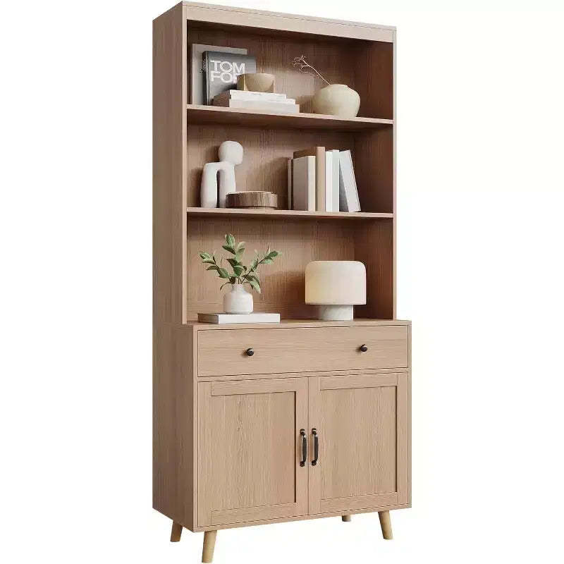 Sideboard Buffet Cabinet with Drawers, Multi-Functional Console Table for Living Room, Kitchen, Dining Room,Home Office Storage, Tall Cabinet