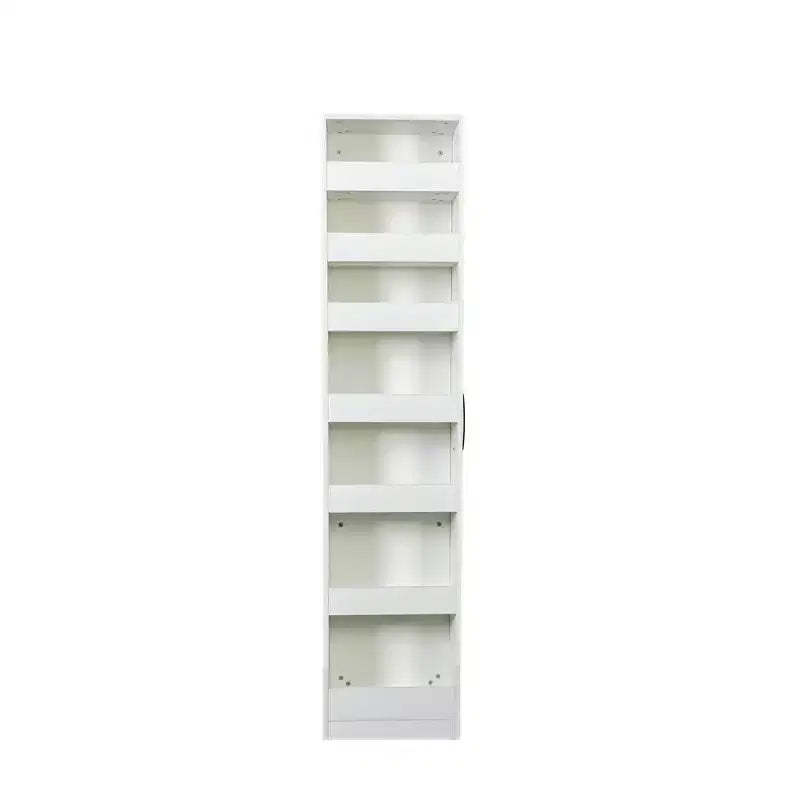 VIYET 71H 7-Tier Multi-Functional Pull-Out Storage Shelf, Single-Sided Open Shelf, Organizer for Kitchen, Living Room & Narrow Spaces,white