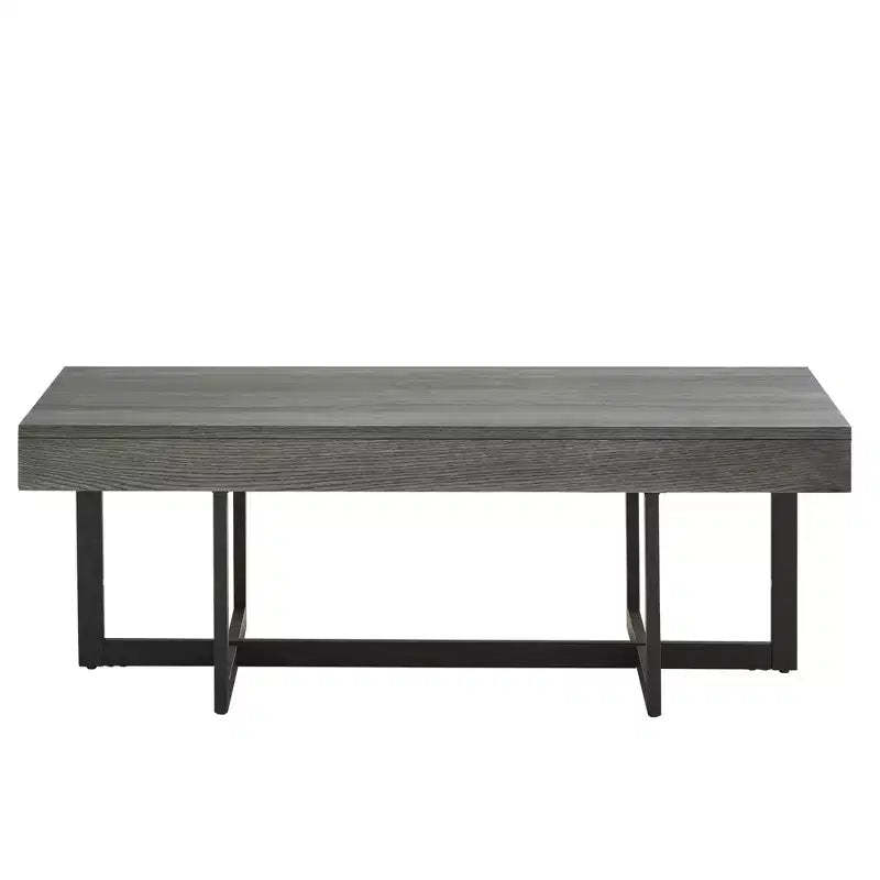 Eldersley 2 Drawer Coffee Table - Grey - iNSPIRE Q
