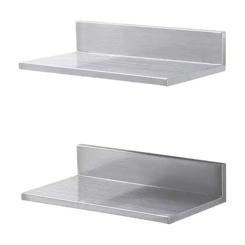 VIYET 16 Stainless Steel Wall Mounted Floating Shelf, Backsplash, 44lbs Heavy Duty for Kitchen Restaurant Bar Home Hotel