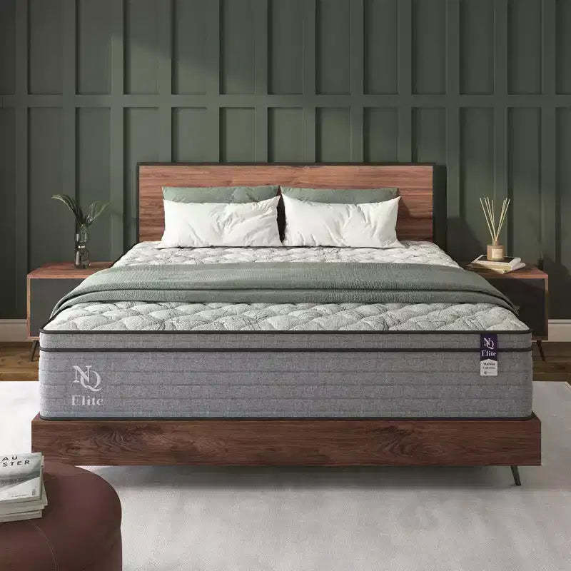 Elite Series Machka Cooling Gel Hybrid Mattress, Grey+White