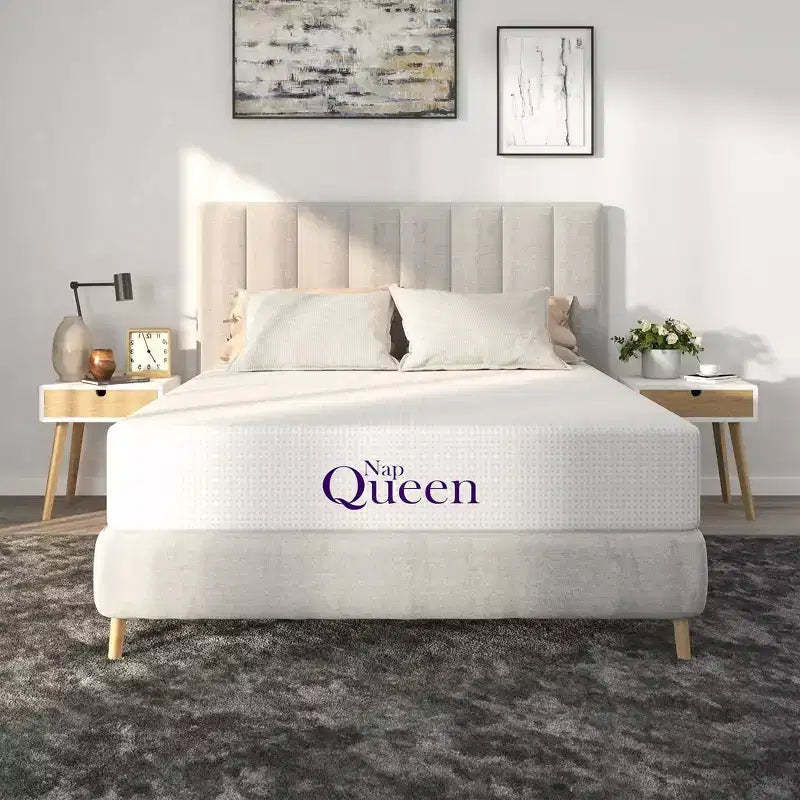 Charcoal Memory Foam Mattress with Silky Mesh Cover