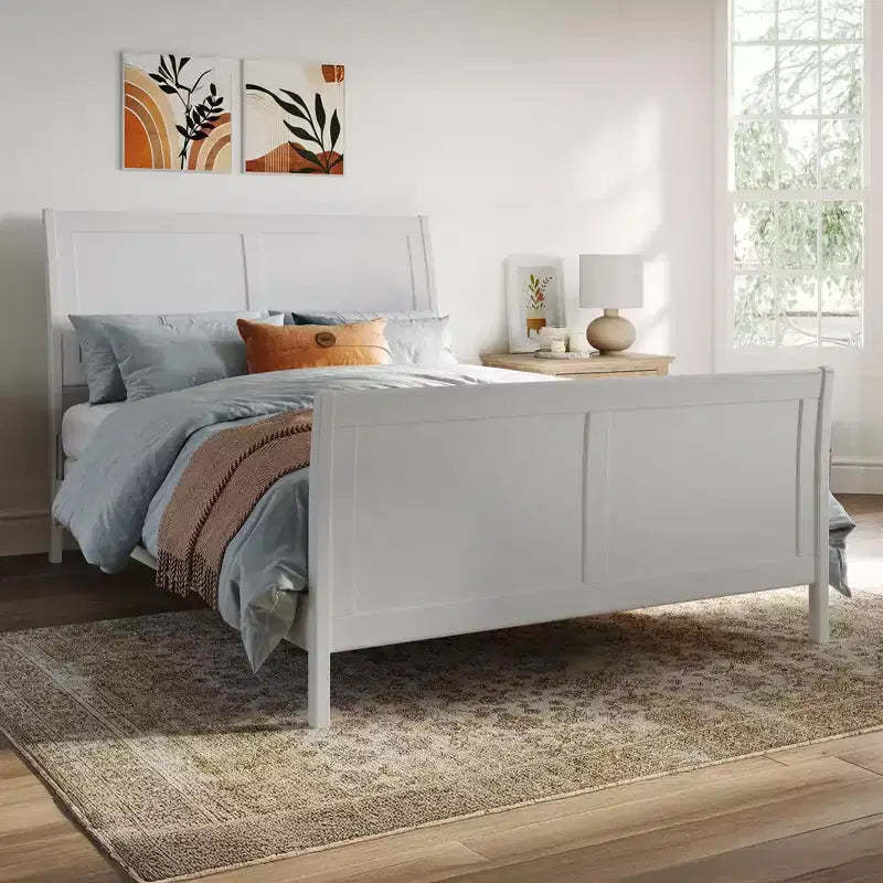 HomeStock Freestanding Headboards with Bed Frame