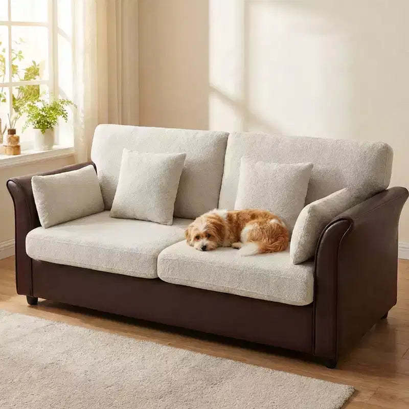 Dyonery 78 Cozy 2-Seater Detachable Sofa with Ergonomic Design,Gray