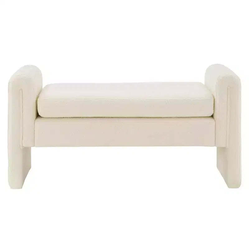 Vorkuta Boucle Bench - Ivory - iNSPIRE Q