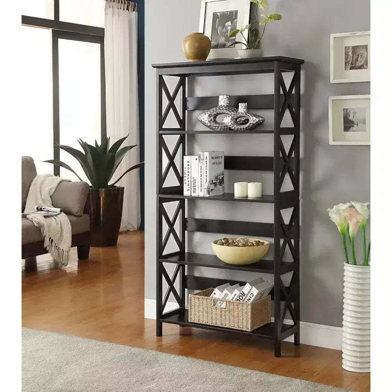HomeStock Oxford 5 Tier Bookcase