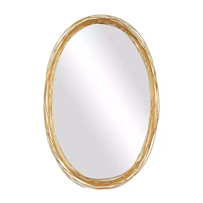 Uttermost Gillian Antiqued-Brushed Gold 26 x 39 Wall Mirror