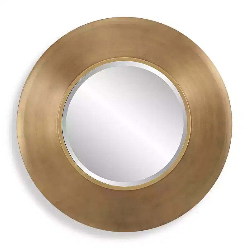 Uttermost Contessa Antique Gold 29 1/2 Round Wall Mirror