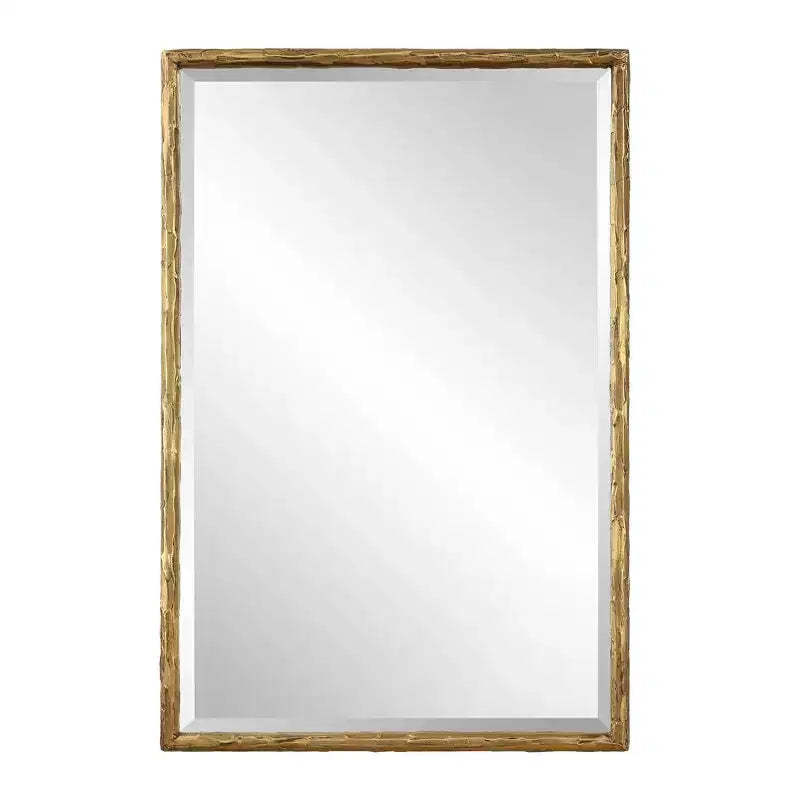 Uttermost Sutton 24 1/4 x 36 1/4 Gold Rectangle Wall Mirror