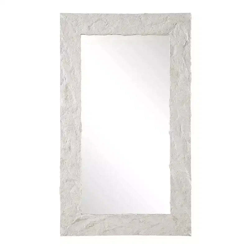 Uttermost Quarry Aged Ivory 28 x 48 Rectangular Wall Mirror