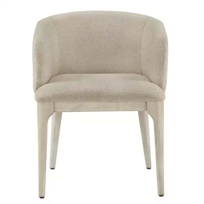 Audrey Heathered Dining Chair - White/Beige - iNSPIREQ