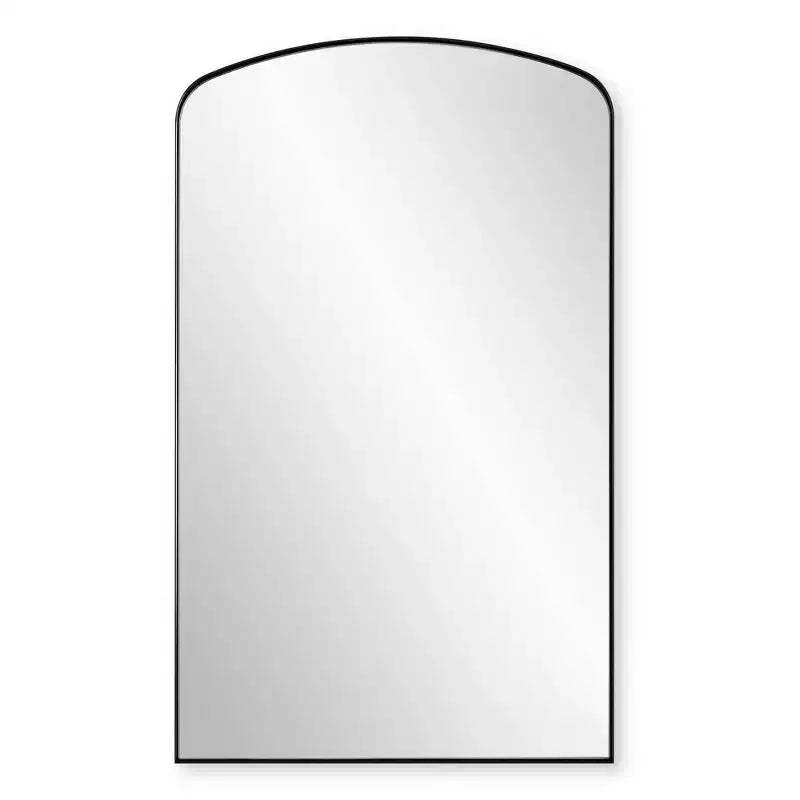 Uttermost Tordera Matte Black 24 x 40 Arch Wall Mirror