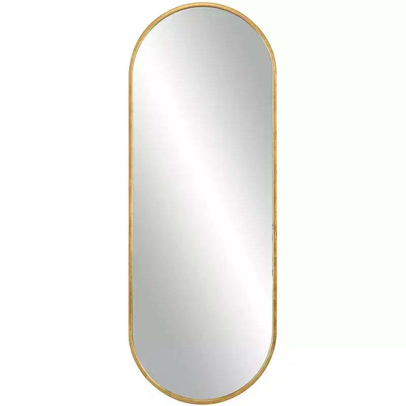 Uttermost Varina 60 x 22 Tall Oval Gold Mirror