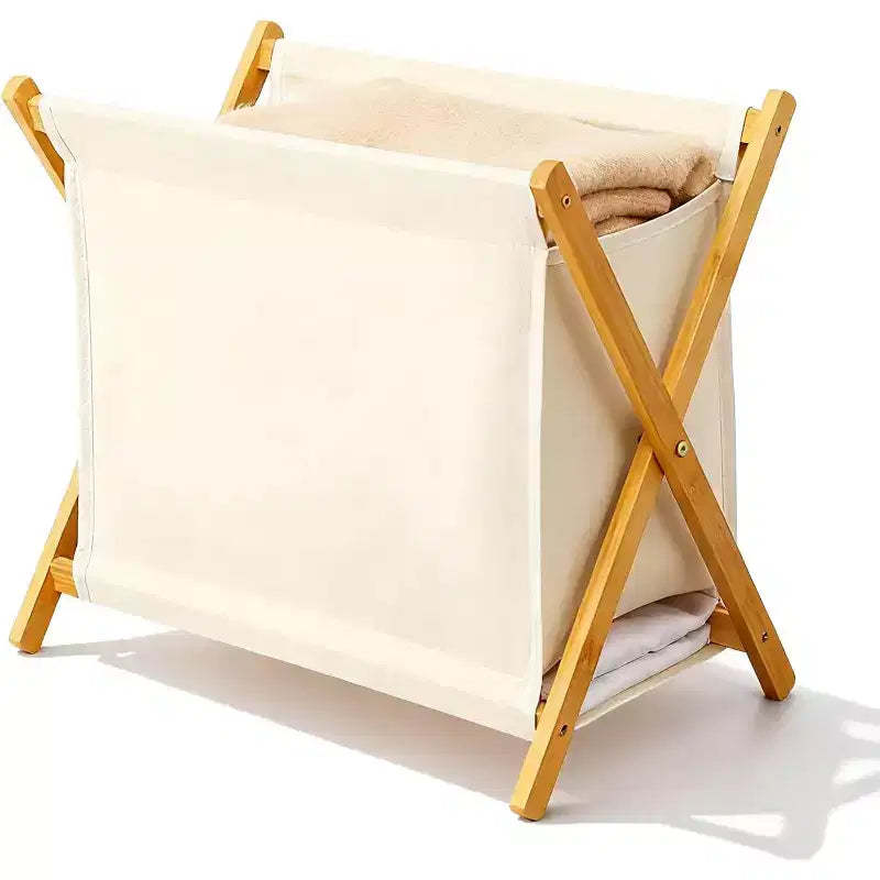 Home Collection Eco-Friendly Foldable Laundry Hamper Stand