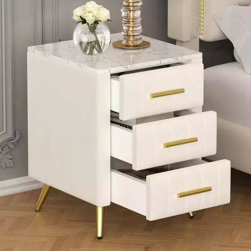 Modern Nightstand 3-Drawer Door Cabinet (N733P208520A)