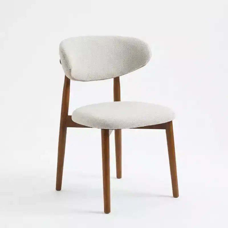 Mid-Century Modern Dining Chairs, Farmhouse Style, Wood Legs, for Kitchen, Dining Room