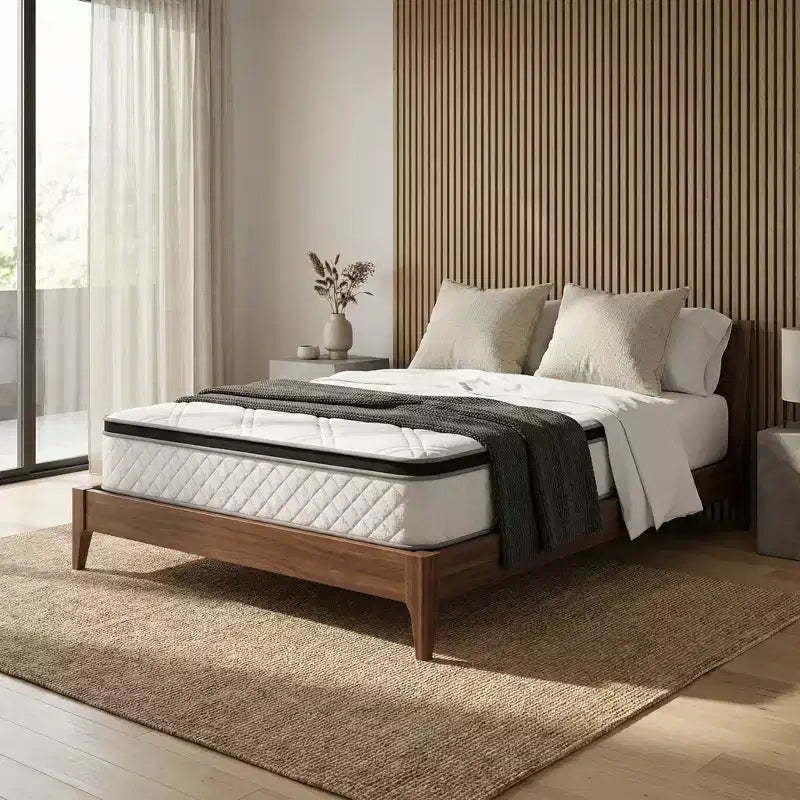 Atlas Mattress 10 Twin Innerspring Mattress, Breathable Cover, Firm Firmness