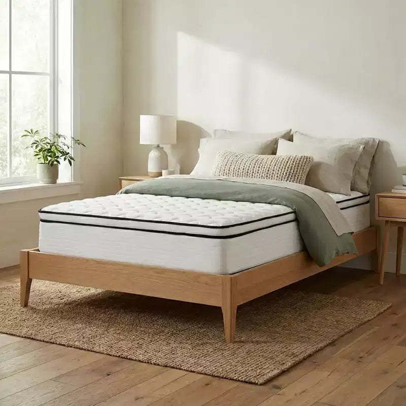 Atlas Mattress 10 XL Twin Innerspring Mattress, Breathable Cover, Medium Firmness