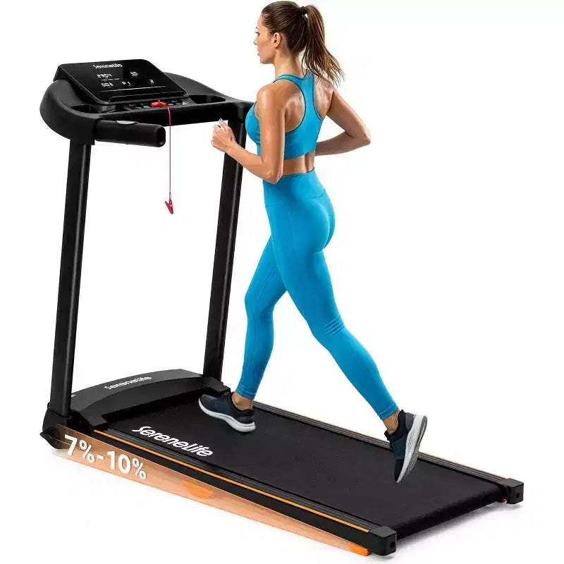 SereneLife Foldable Smart Digital Treadmill - 12 Preset Programs (SLFTRD40BT)