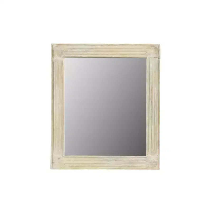 HomeRoots 40 White Solid Wood Framed Accent Mirror