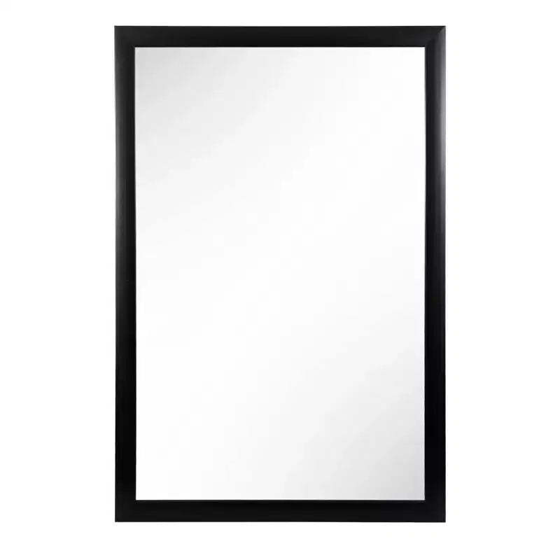 Home Collection 24 x 36 Rectangular Wall Mirror with Black Frame