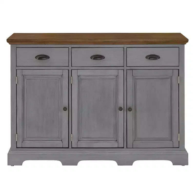 Lea Buffet - Oak/Antique Grey - iNSPIRE Q