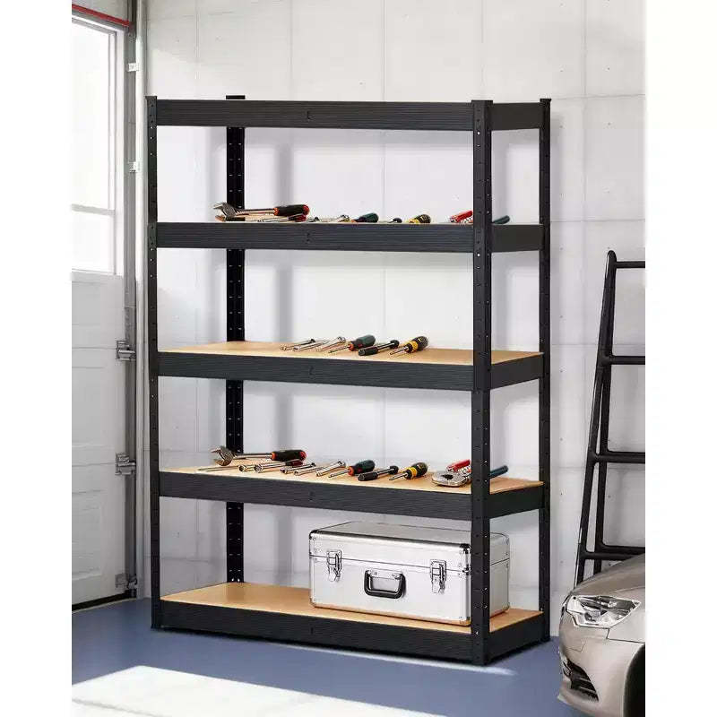 Storage Shelves,36x18x72 Garage Shelving Heavy Duty Metal Adjustable Garage Shelves,5-Tier Adjustable Shelving Units,,Metal Storage Utility Racks