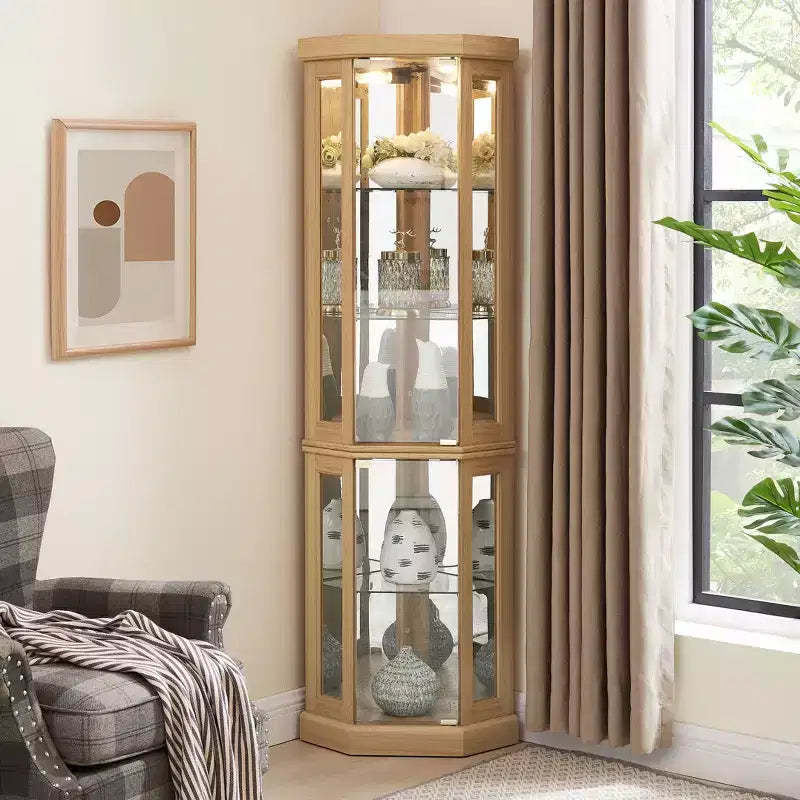MAYEERTY Laundry Room Storage Cabinet MDF 2 Doors 3 Adjustable Shelves