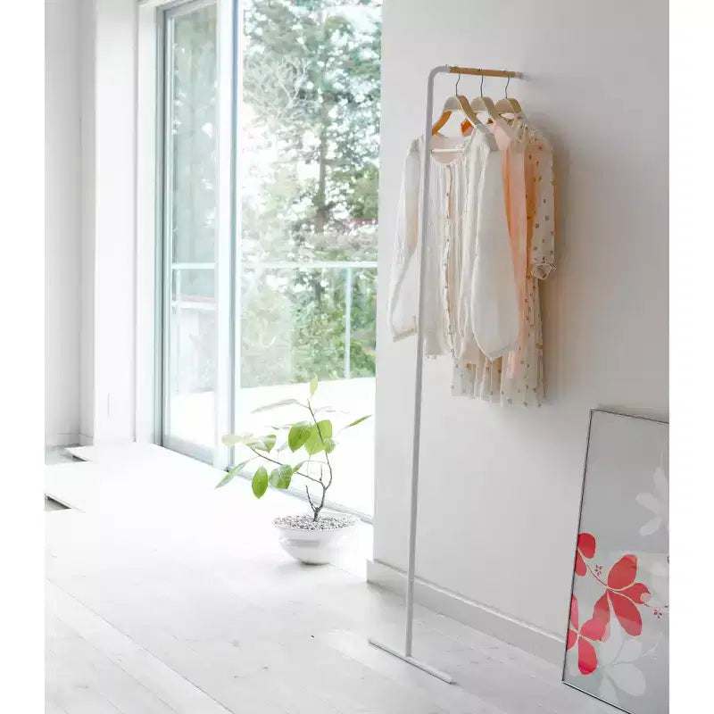 Yamazaki Home Leaning Coat Rack (63 H) - Steel