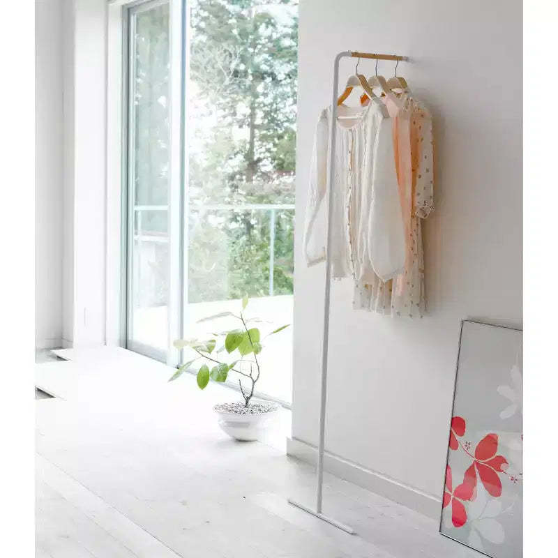 Yamazaki Home Leaning Coat Rack (63 H) - Steel