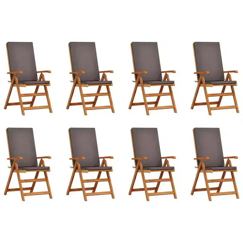 vidaXL Garden Chair 4 pcs and 57 x 71.5 x 104 cm