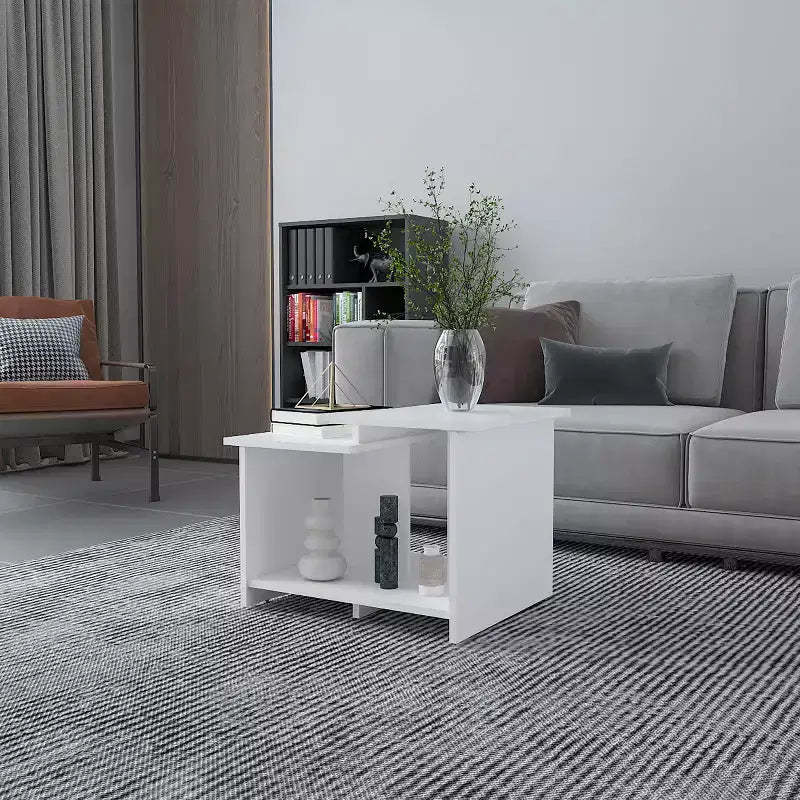 Fun little toys brand FM FURNITURE Naco Coffee Table with Open Storage, Melamine Finish
