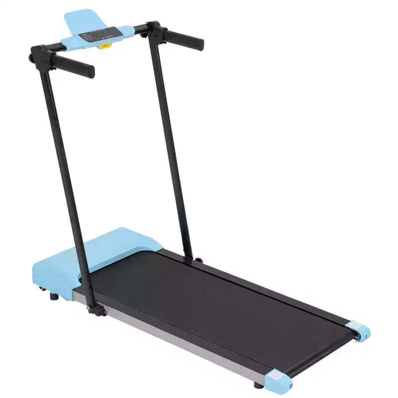 NAYSAYE Foldable Home Treadmill, Multifunctional Exercise Equipment for Walking and Running Fitness, Blue, 49.2*23.6*42.9