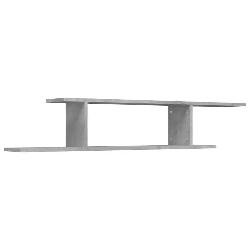 vidaXL Wall Shelf Concrete grey Engineered wood Medium Wall Shelf