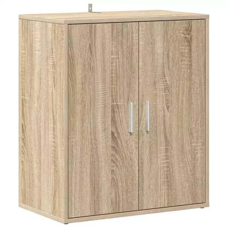 vidaXL Shoe Cabinet Sonoma oak Engineered wood Compact