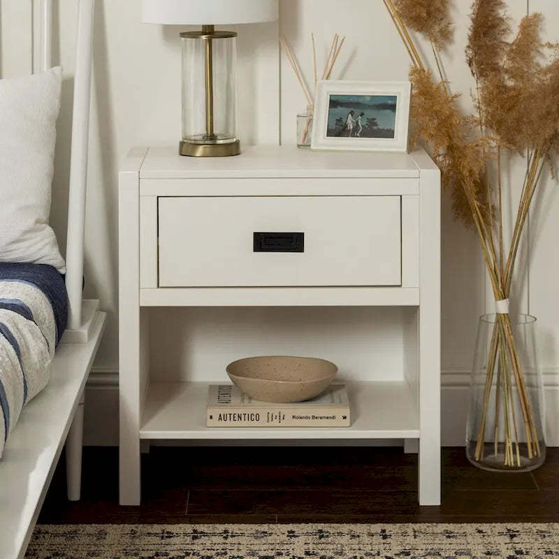Middlebrook Solid Wood Modern 1-Drawer Nightstand