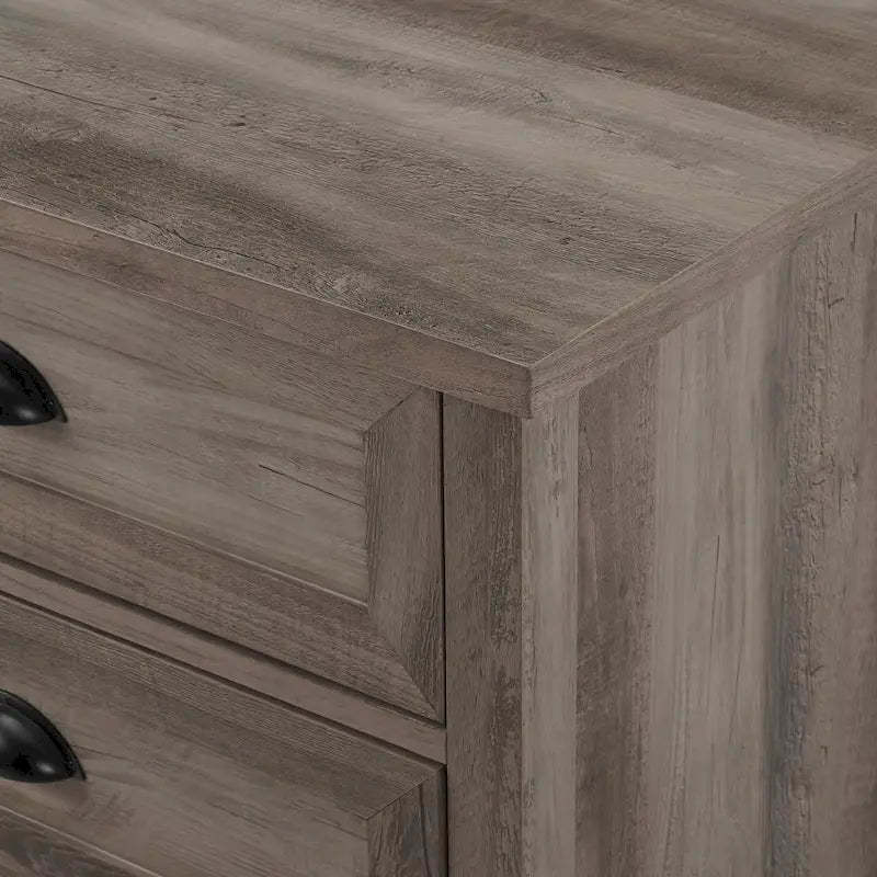 Middlebrook Designs 3 Drawer Farmhouse Nightstand