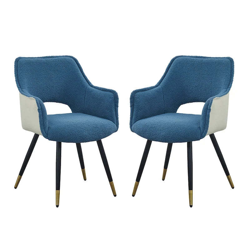 Blue Modern 23.2 Accent Chair (Set of 2)