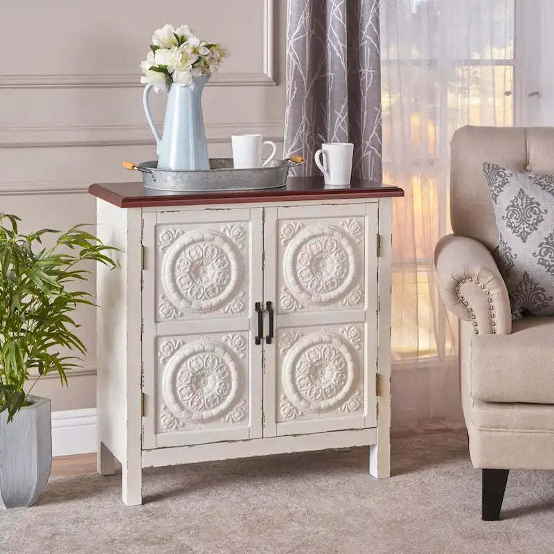 Tile Front Cabinet