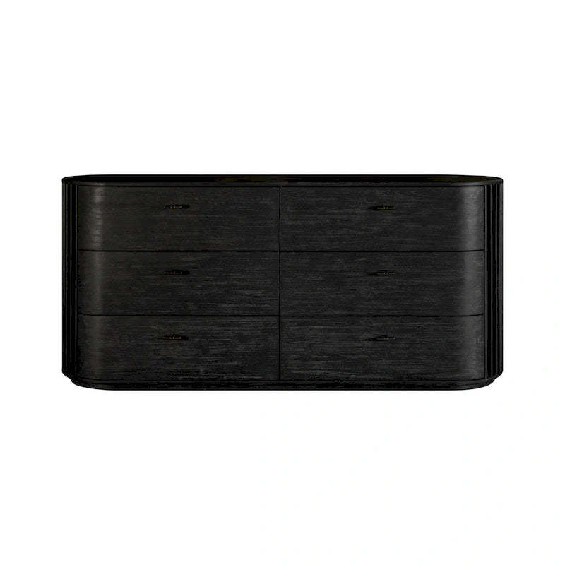 Modrest Fields Modern Black Acacia Dresser