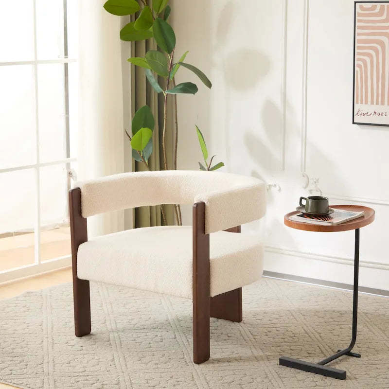 Christopher Knight Home - Emery Modern Upholstered Boucle Fabric Accent Armchair
