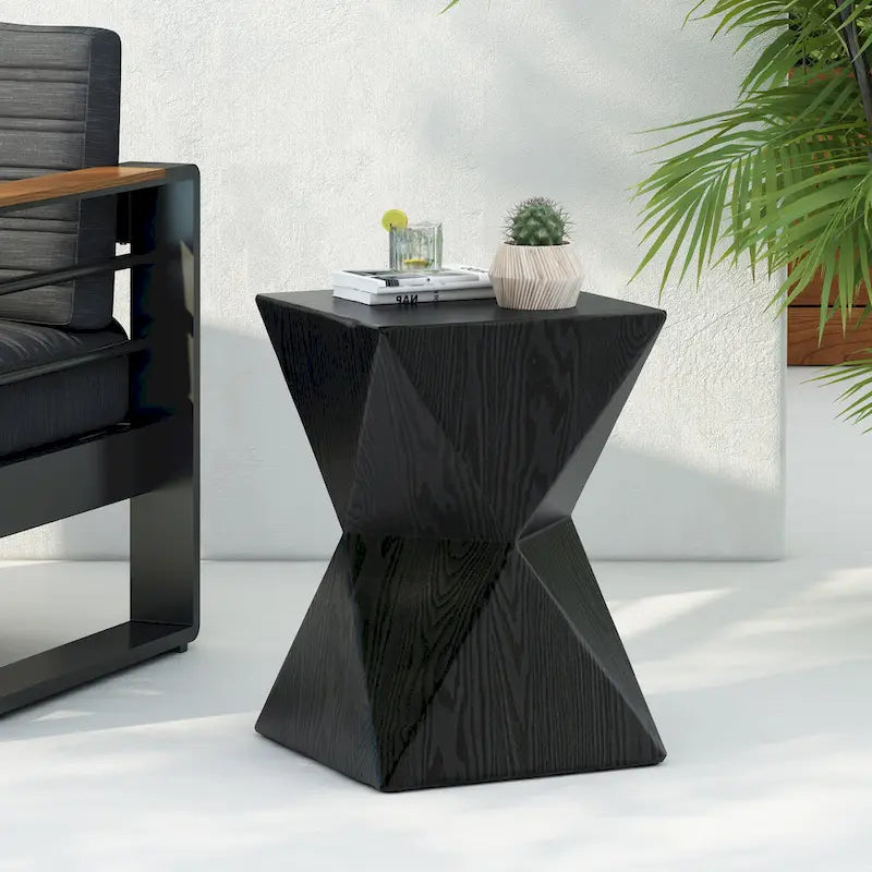 Moore Outdoor Modern MGO Square End Table by Christopher Knight Home - 14.00Lx14.00Wx18.00H