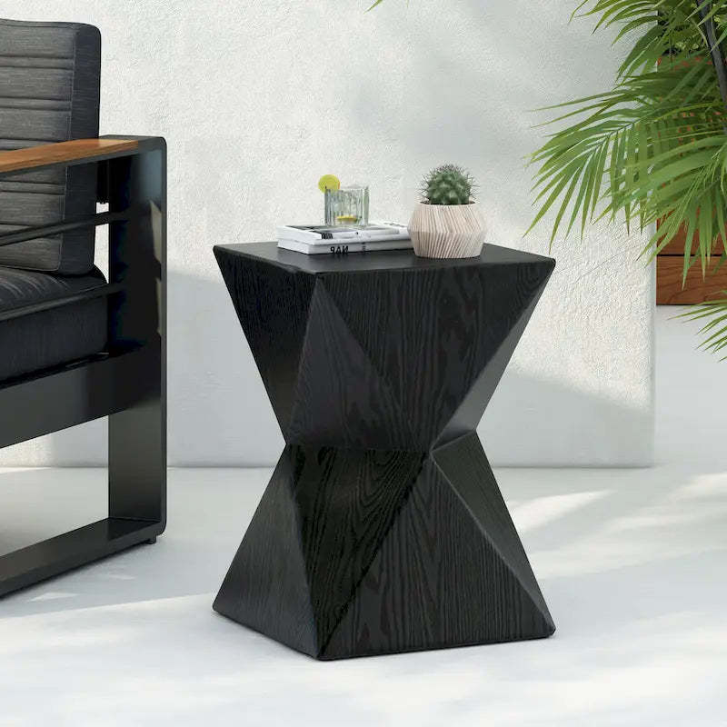 Moore Outdoor Modern MGO Square End Table by Christopher Knight Home - 14.00Lx14.00Wx18.00H