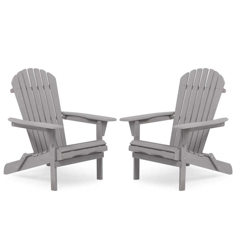 Outdoor Patio Bar Table Set, Table and Chairs Set of 5 Bar Table & Stools Set with Tall Adirondack Chairs Set for 4