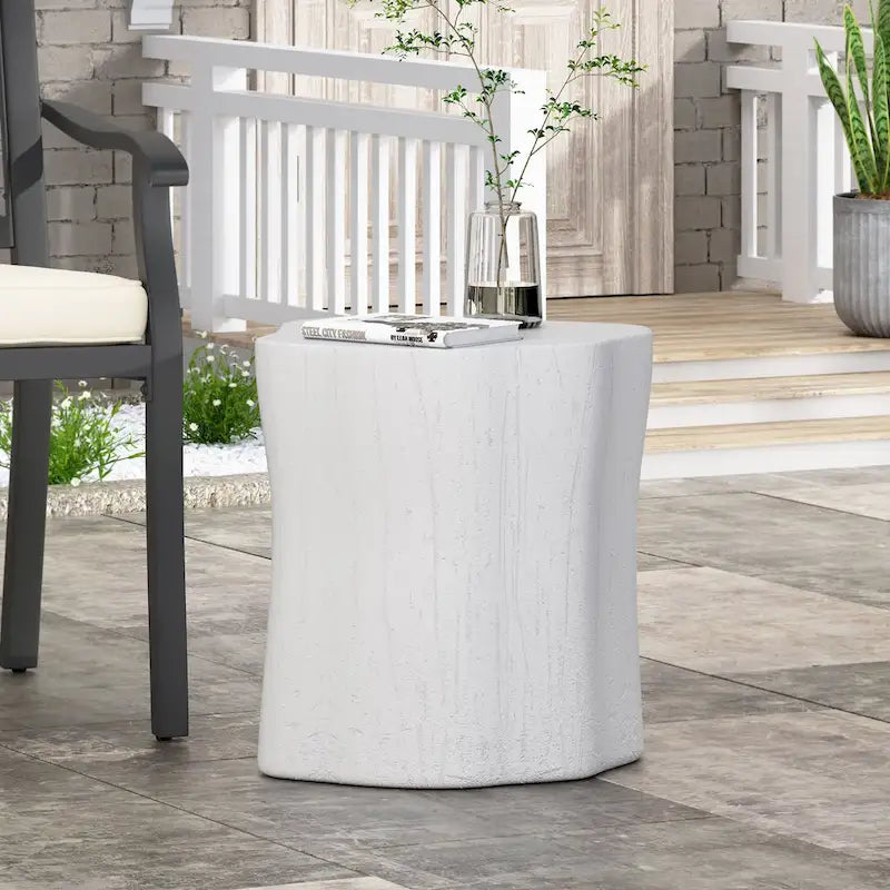 Outdoor LightWeight Concrete Side Table