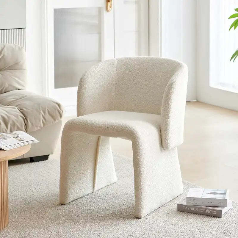 Howtai Barrel Dining Sofa Chairs Upholstered-Fully Wrapped